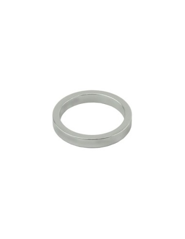 Headset Alloy Spacer 5mm x 1-1/8 Silver.